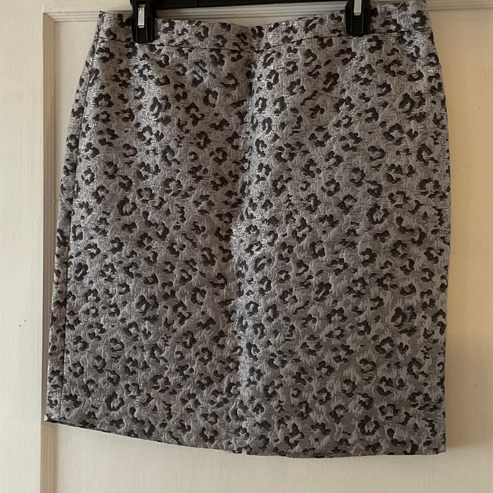 Ann Taylor LOFT Leopard Print Skirt